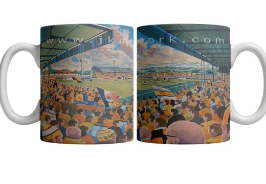 Wheldon Road Stadium Fine Art Ceramic Mug - Castleford Tigers Rugby League Wheldon Road Stadium Fine Art Ceramic Mug - Castleford Tigers Rugby League