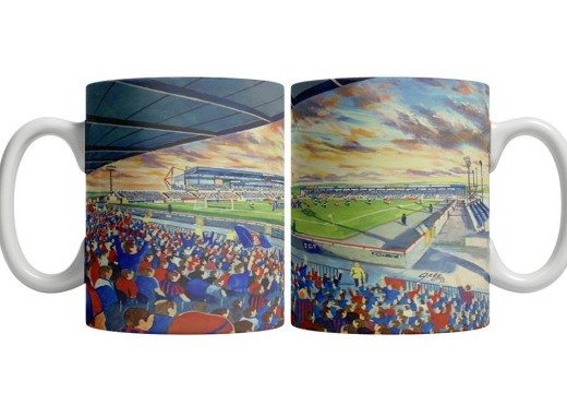 Caledonian Stadium Fine Art Ceramic Mug - Inverness Caledonian Thistle FC Caledonian Stadium Fine Art Ceramic Mug - Inverness Caledonian Thistle FC