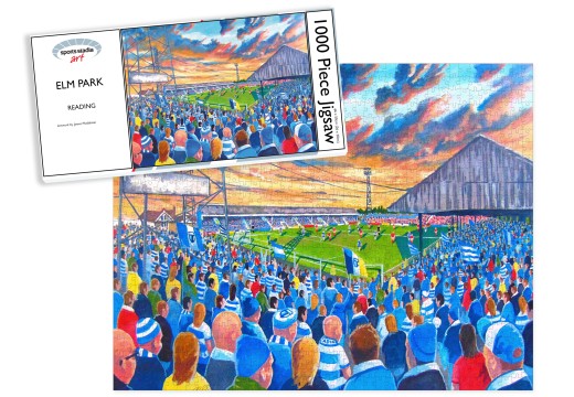 Elm Park Stadium Fine Art Jigsaw Puzzle - Reading FC Elm Park Stadium Fine Art Jigsaw Puzzle - Reading FC