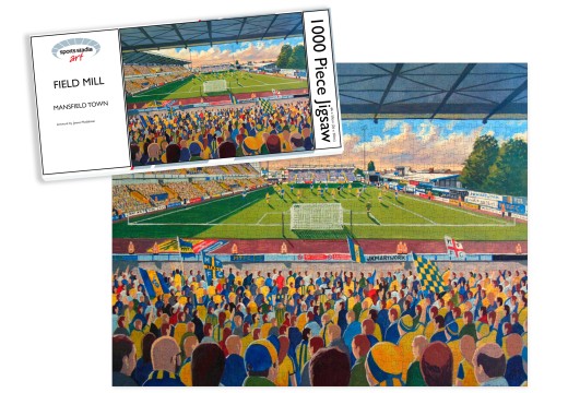 Field Mill Stadium Fine Art Jigsaw Puzzle - Mansfield Town FC Field Mill Stadium Fine Art Jigsaw Puzzle - Mansfield Town FC