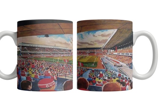 Highbury Stadium Fine Art Ceramic Mug - Arsenal FC Highbury Stadium Fine Art Ceramic Mug - Arsenal FC